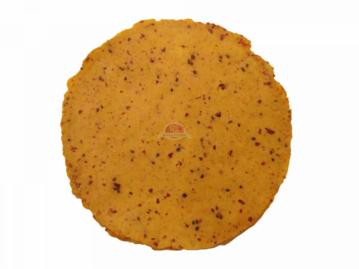 Chana Masala Papad